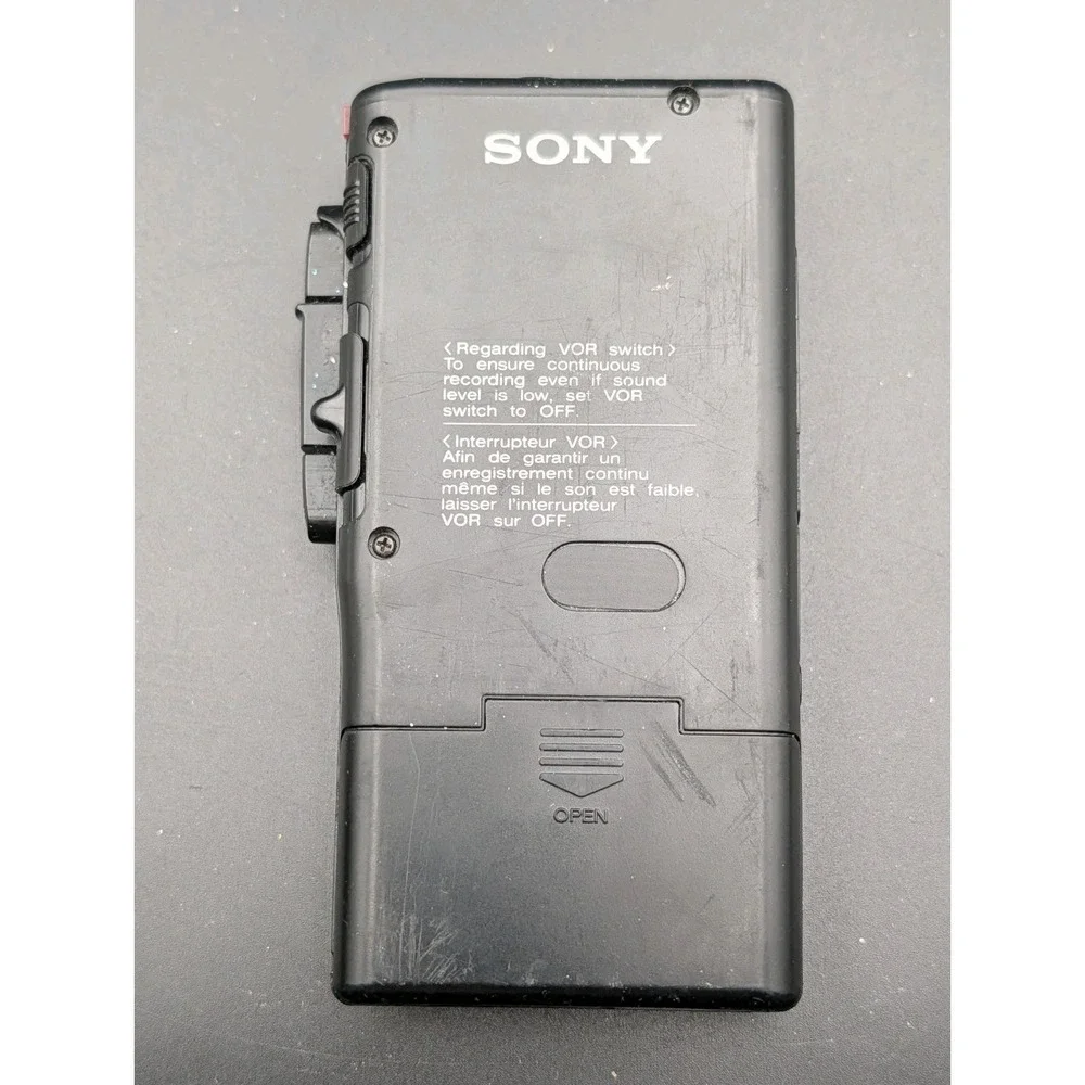 Sony M-527V Microcassette-Voice Recorder Cassette Tape Recorder Untested Repairs